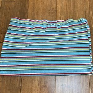 Forever 21 multi colored tube top